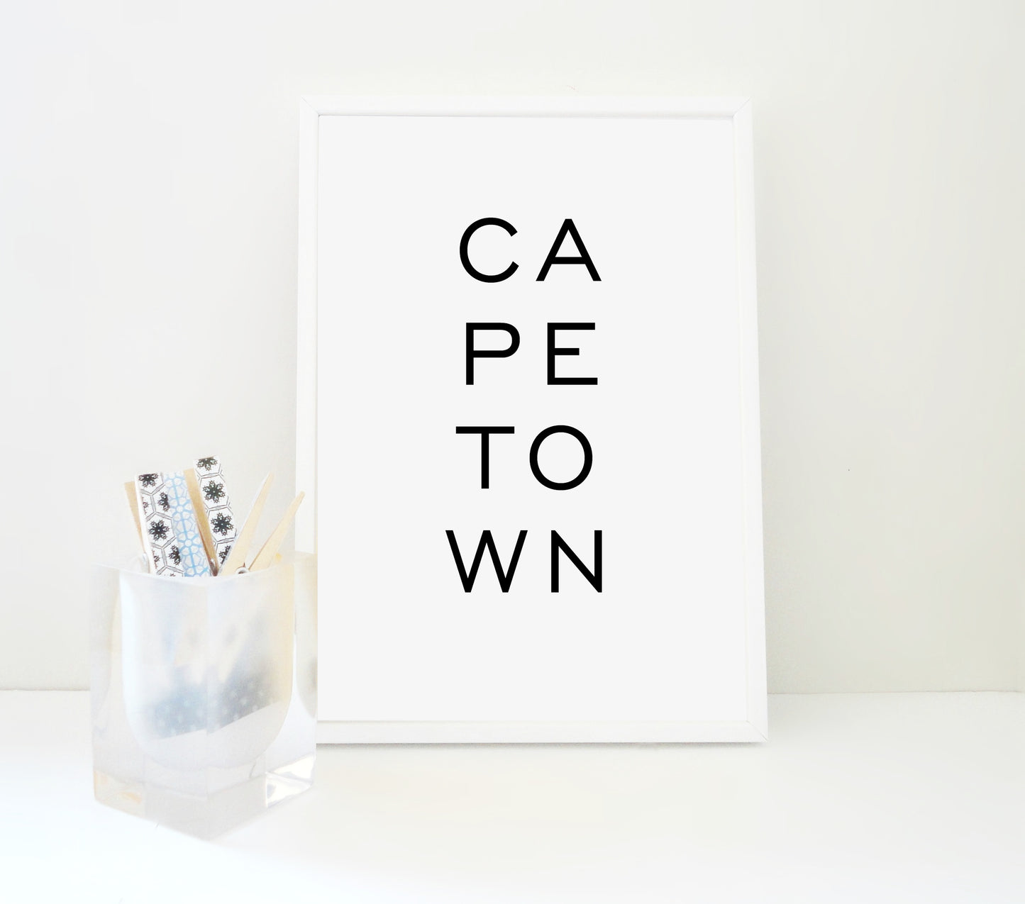 Cape Town Print, Cape Town Printable, Travel Print