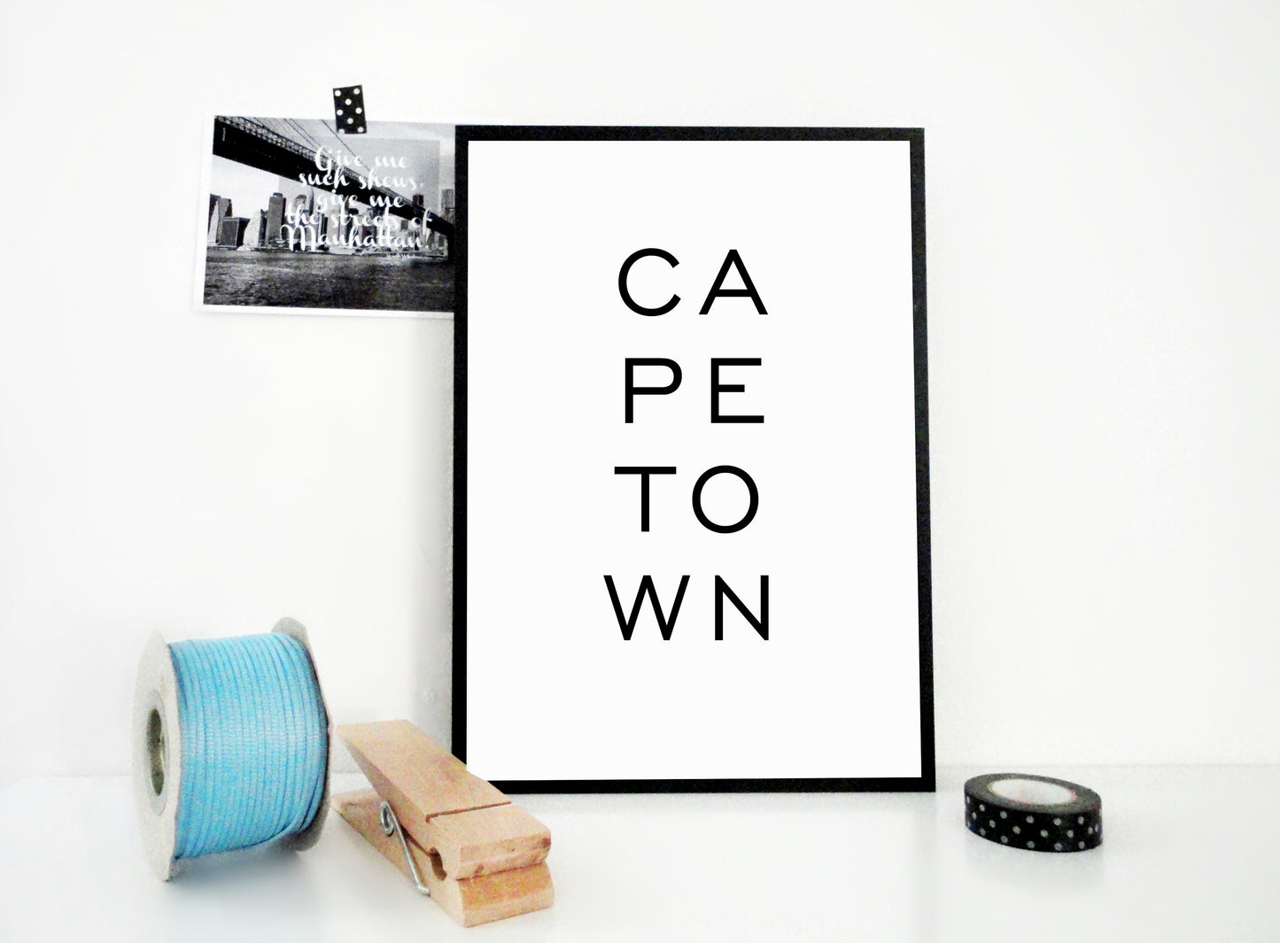 Cape Town Print, Cape Town Printable, Travel Print
