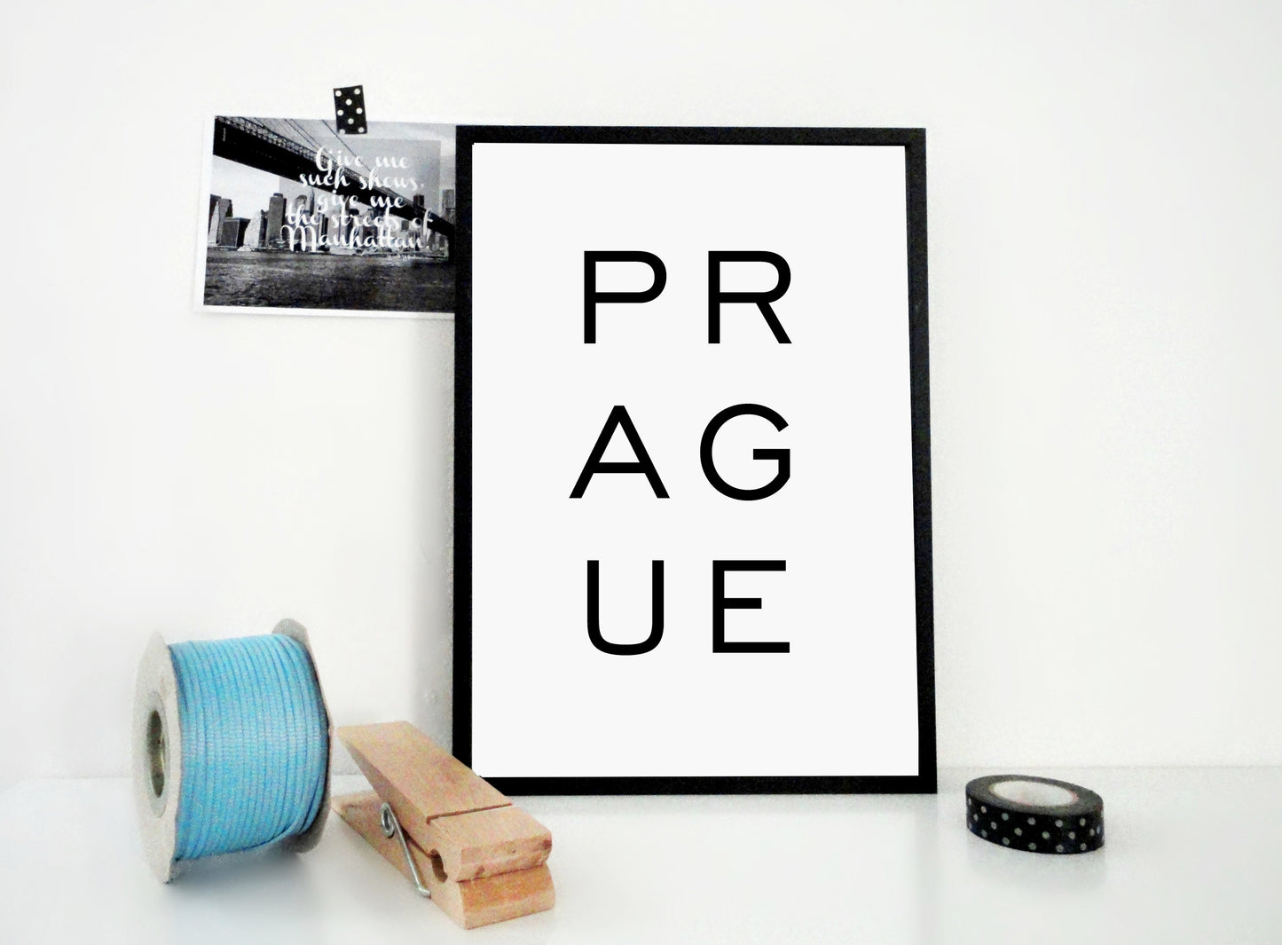 Prague Bold Printable, Prague Print, Travel Print