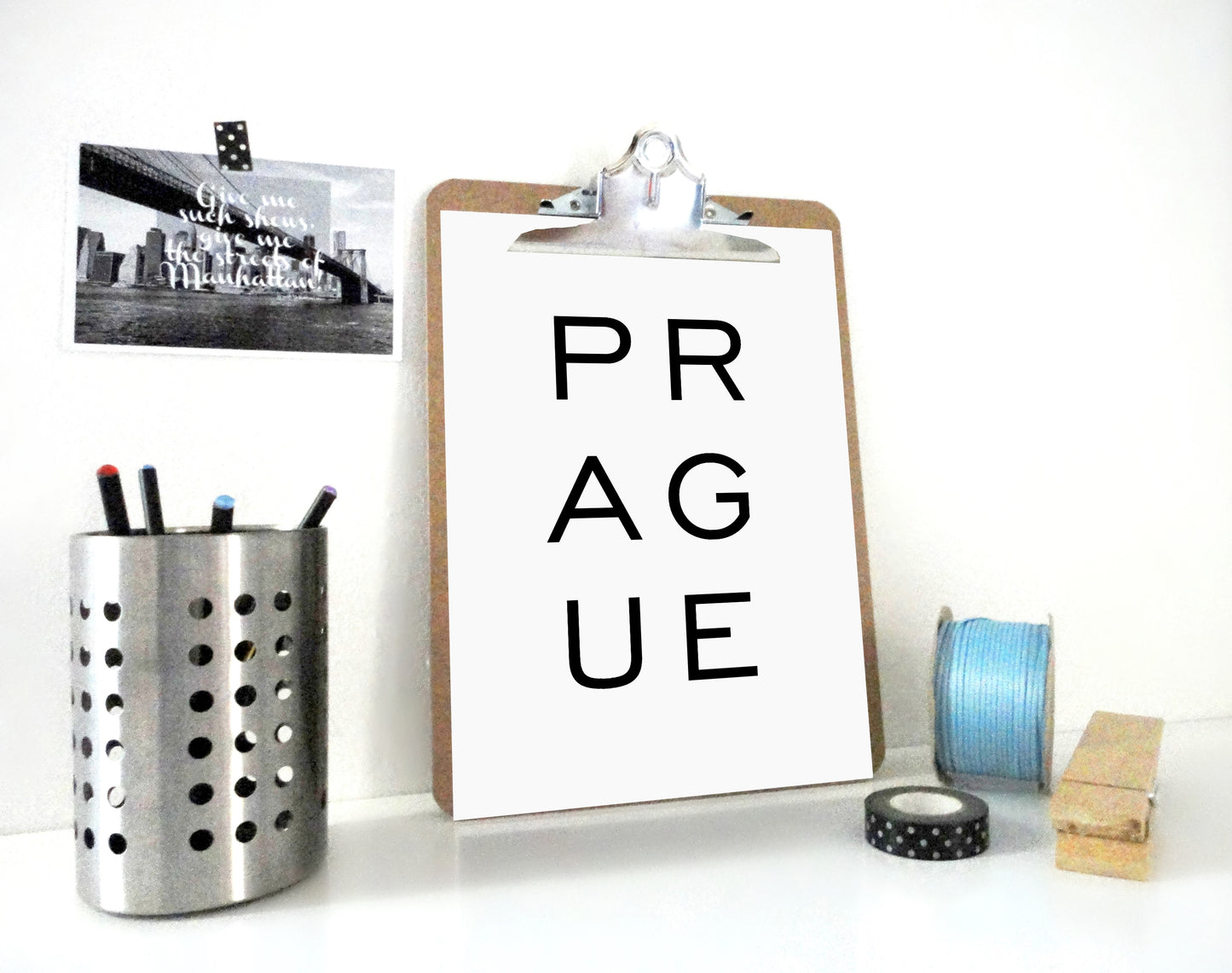 Prague Bold Printable, Prague Print, Travel Print