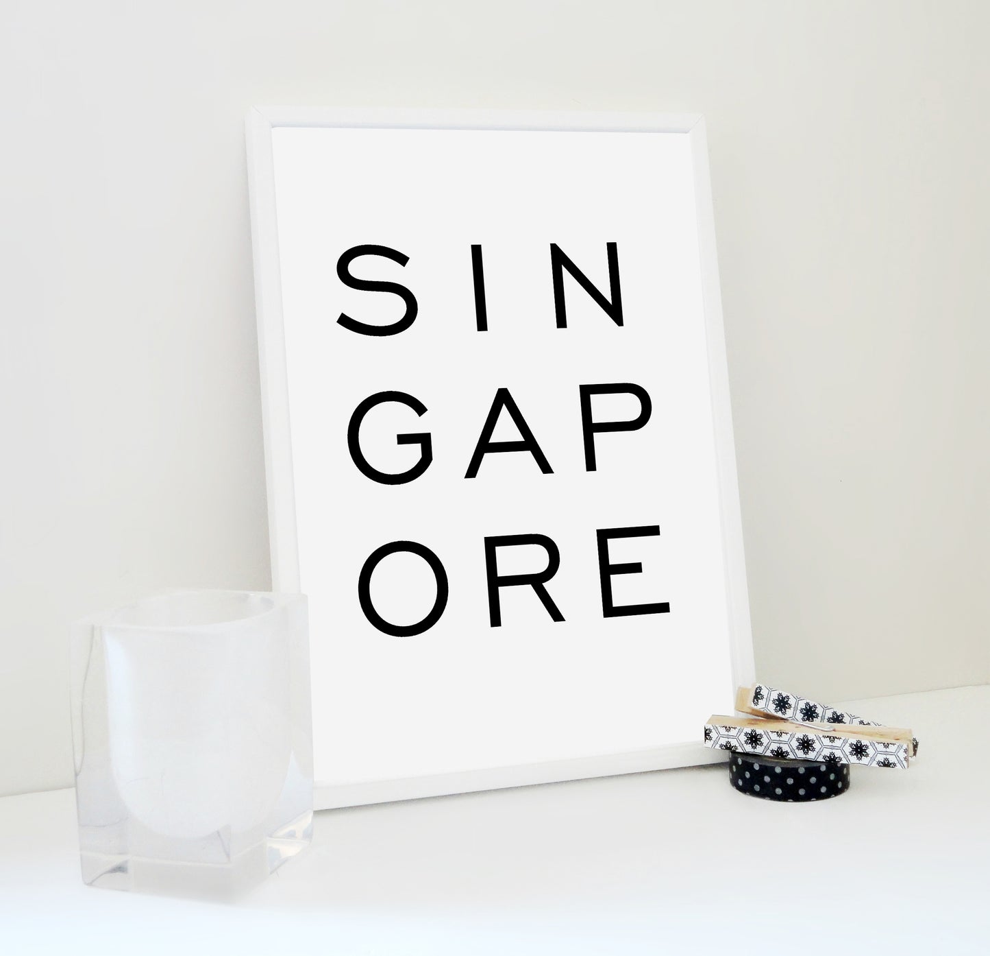 Singapore Printable, Singapore Print, Travel Art Print
