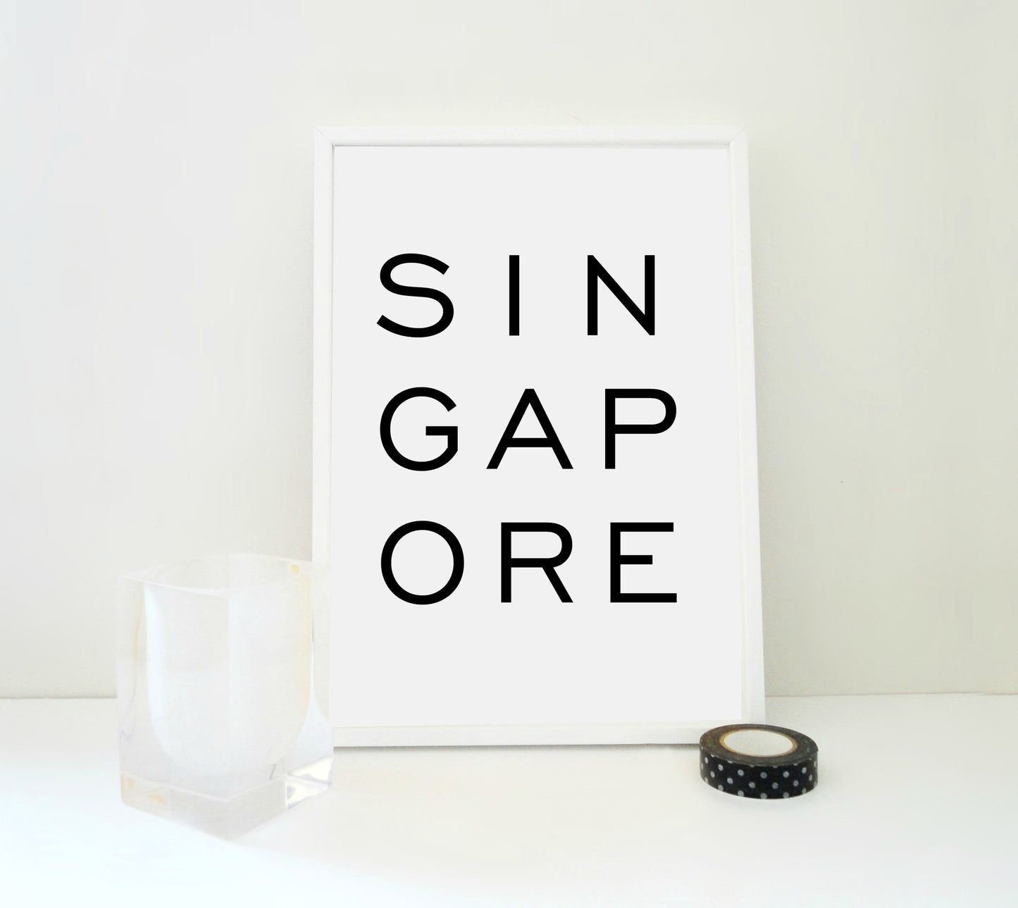 Singapore Printable, Singapore Print, Travel Art Print