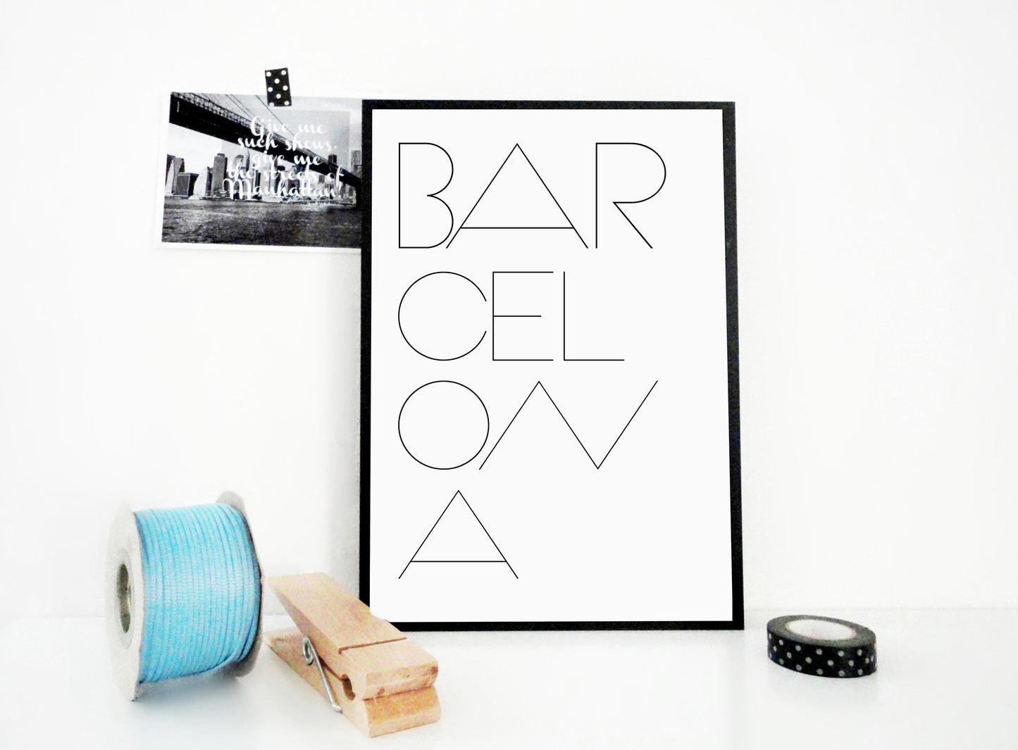 Barcelona Printable, Barcelona Poster, Travel Print