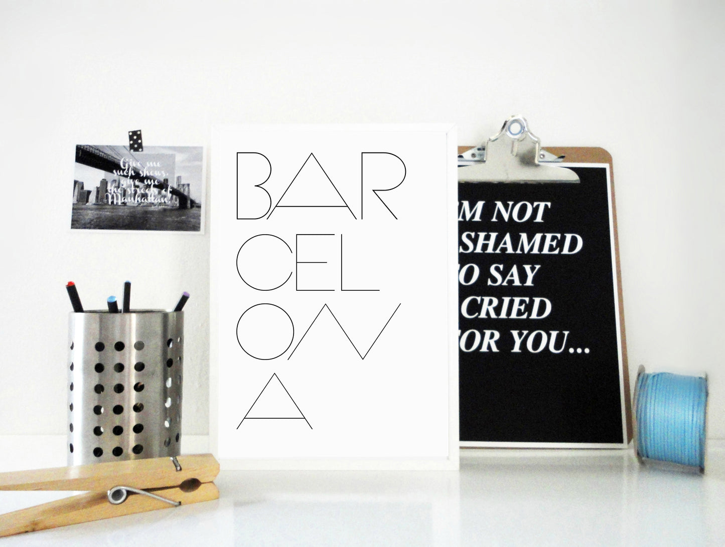 Barcelona Printable, Barcelona Poster, Travel Print