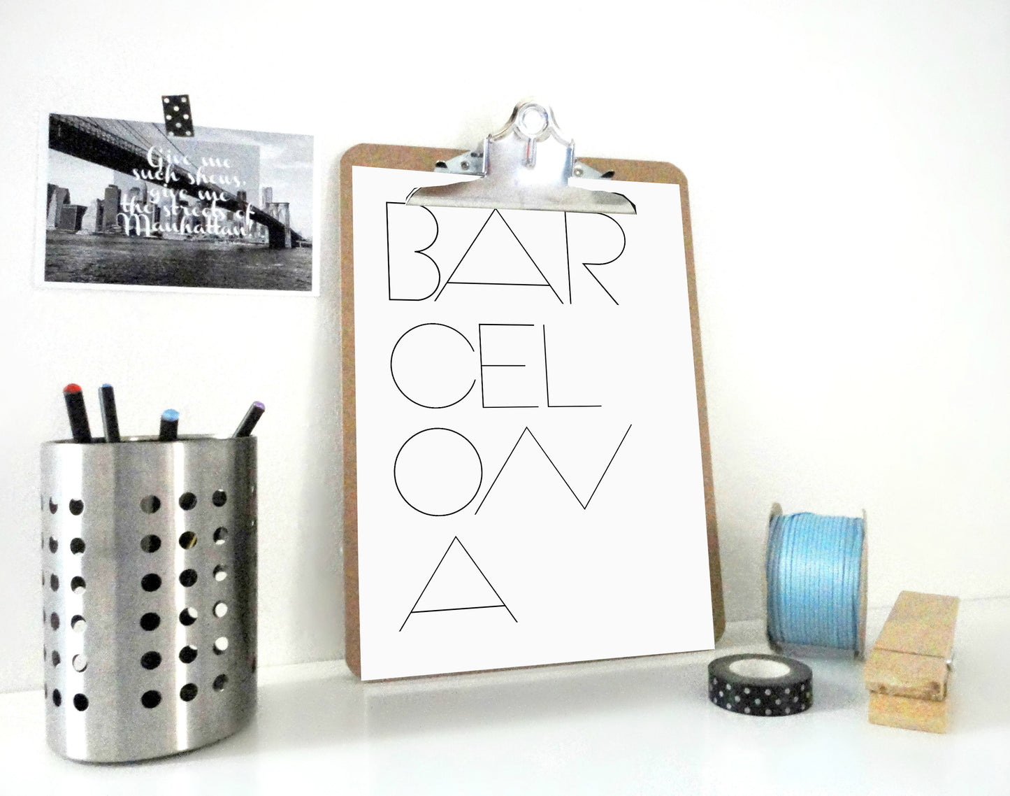 Barcelona Printable, Barcelona Poster, Travel Print