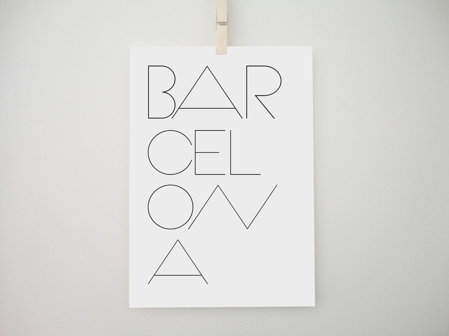 Barcelona Printable, Barcelona Poster, Travel Print