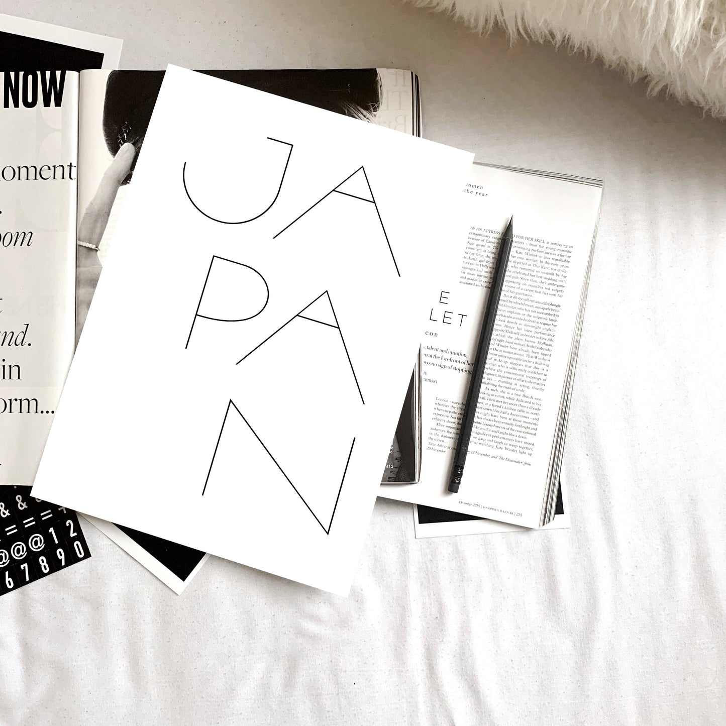 Japan Minimal Print, Japan Printable Print