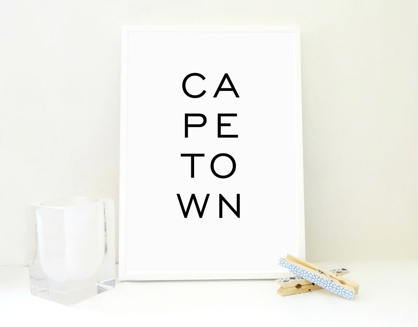 Cape Town Print, Cape Town Printable, Travel Print