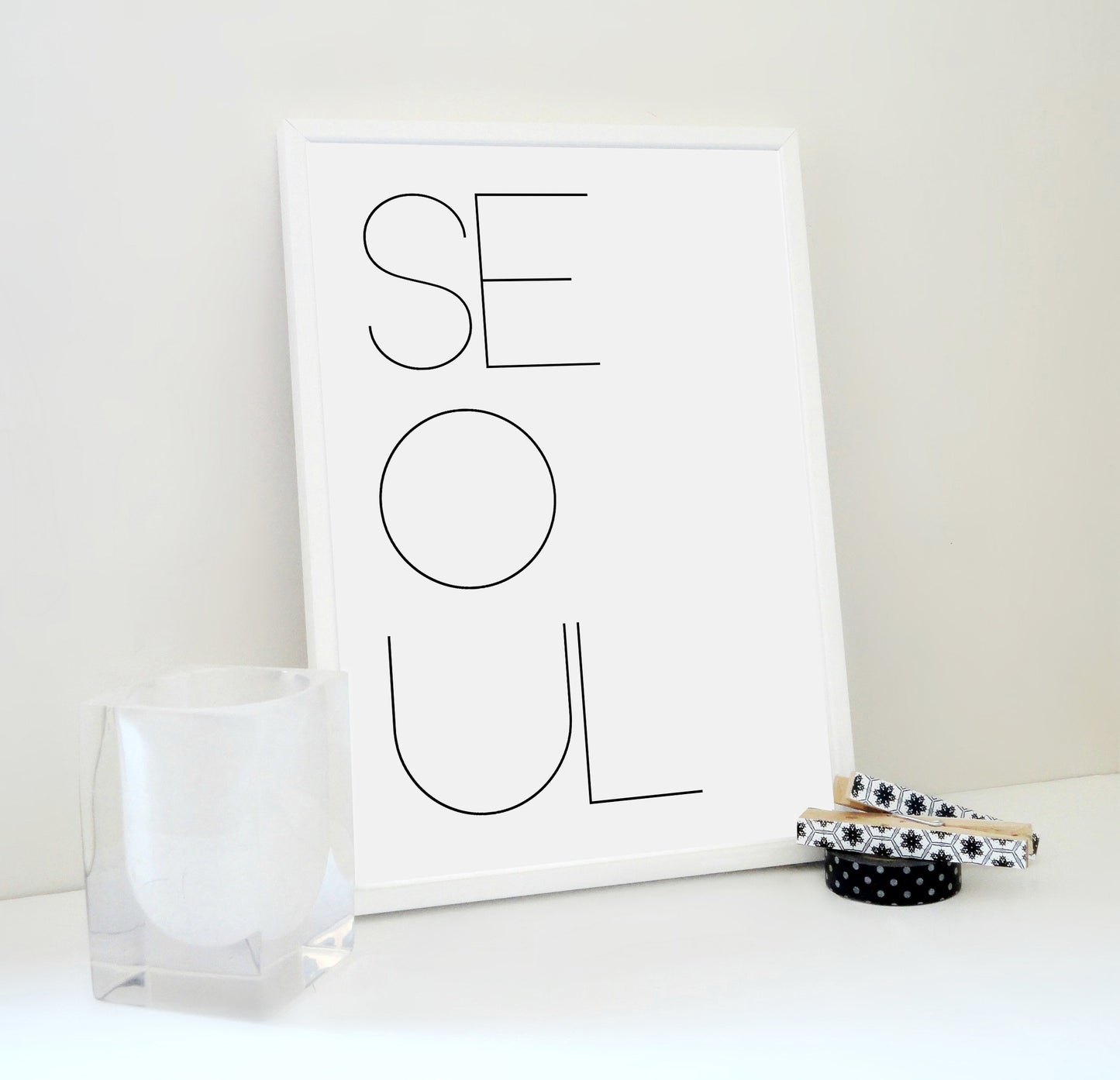 Seoul Printable Print, Seoul Art Print, South Korea Print