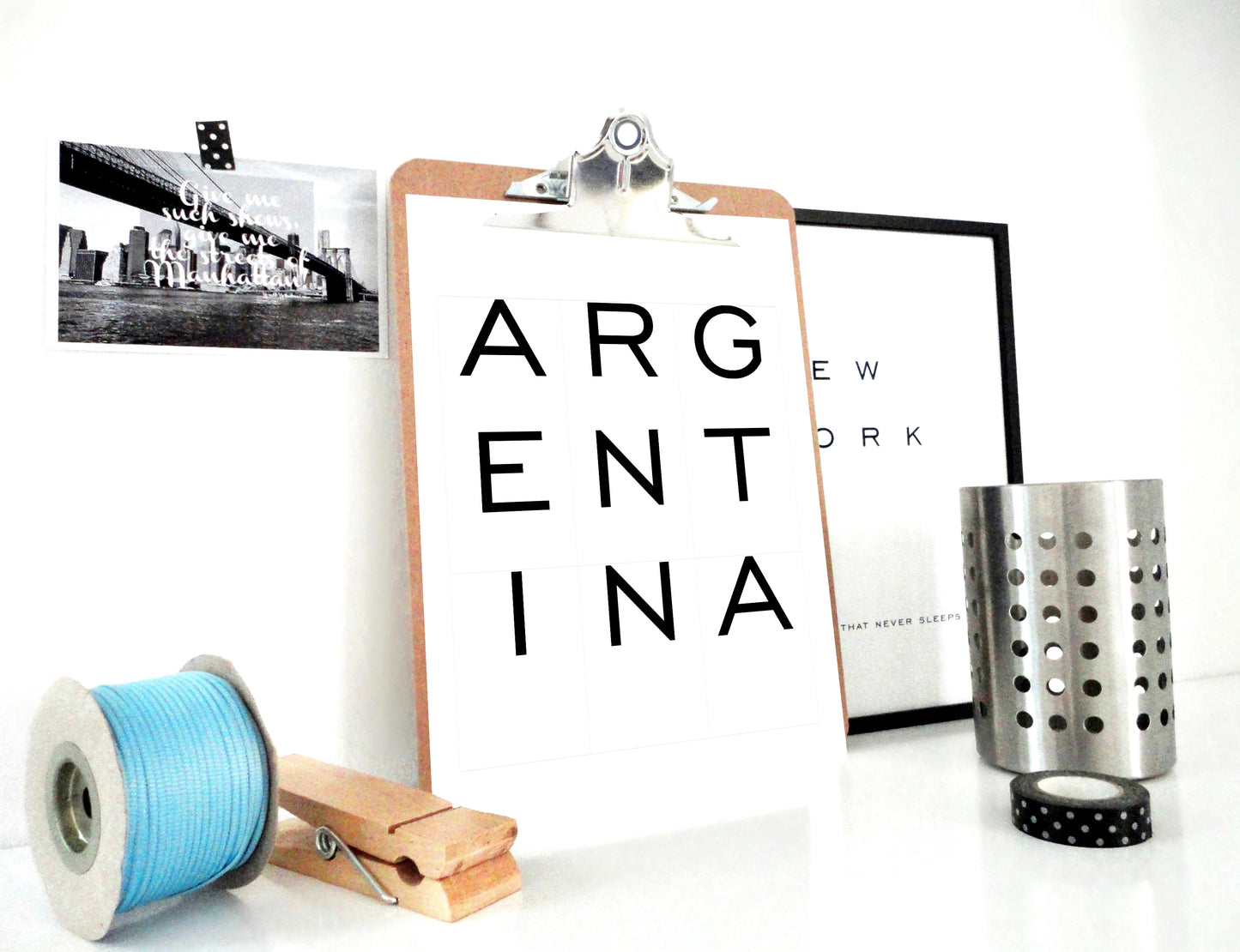 Argentina Printable, Argentina Art Print, Travel Poster Inactive