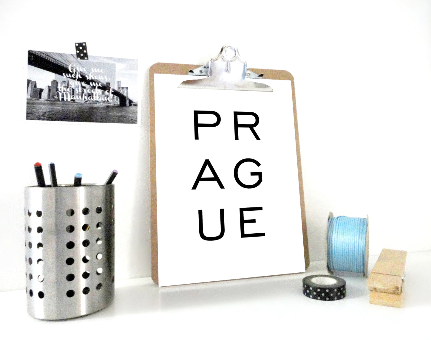 Prague Bold Printable, Prague Print, Travel Print
