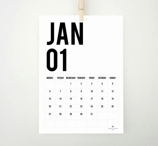 2025 Calendar Numbers and Letters, 2025 Printable Calendar