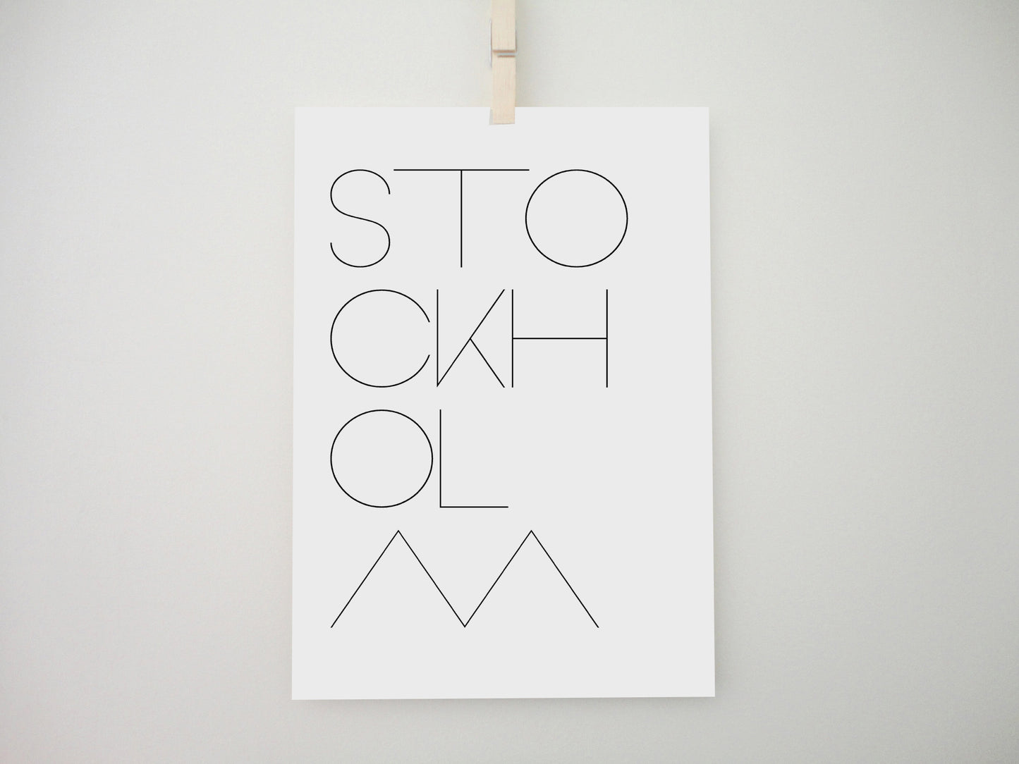 Stockholm Printable, Stockholm Print, Scandinavian Art