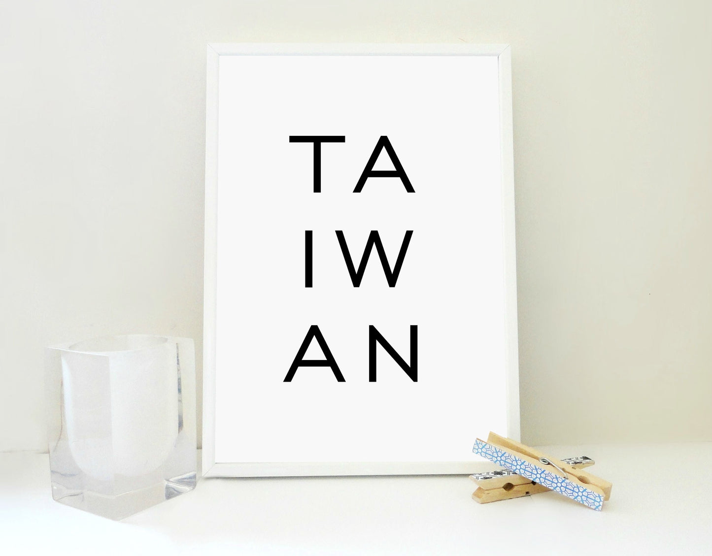 Taiwan Art Print, Taiwan Printable, Taiwan Poster