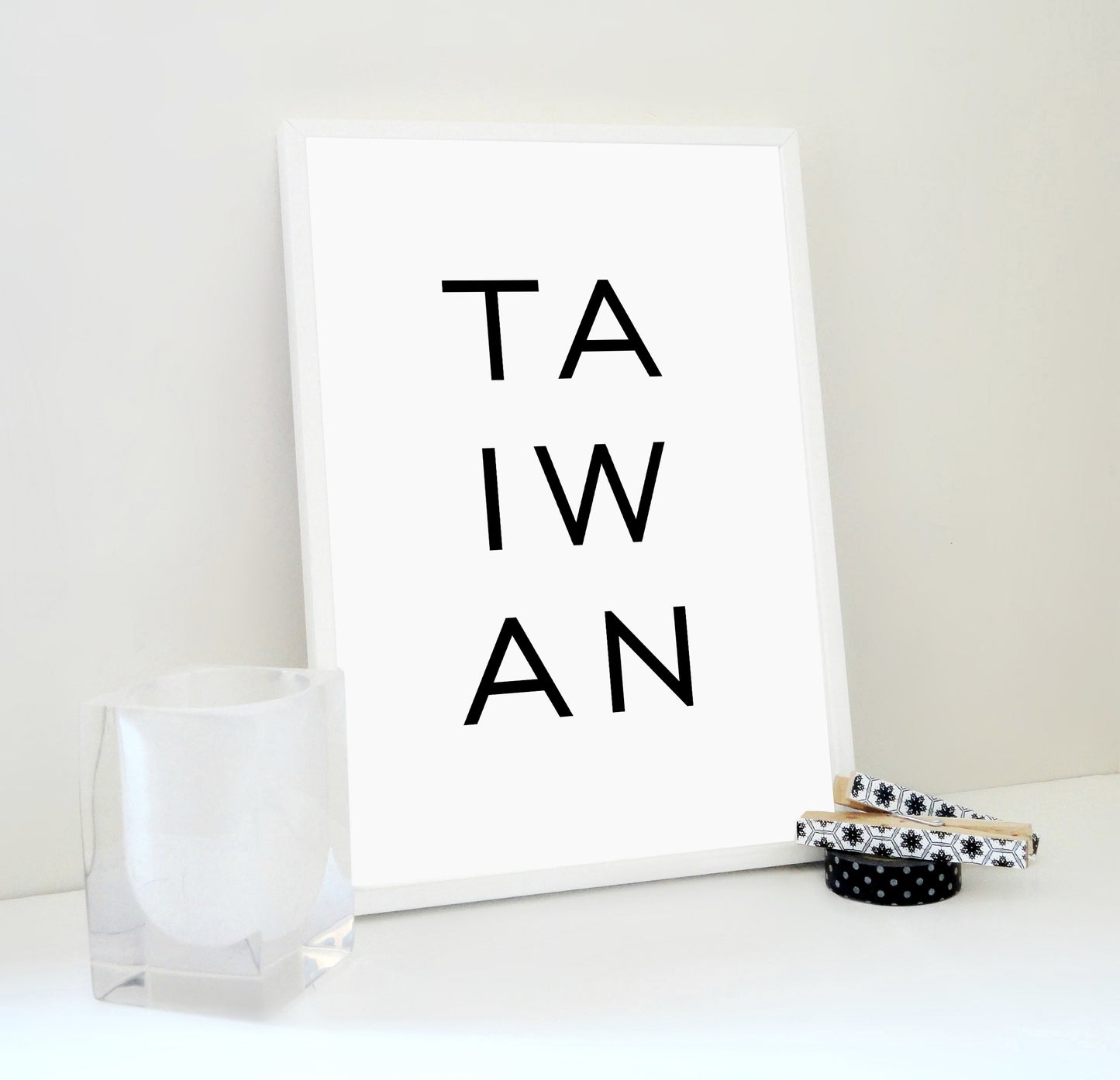 Taiwan Art Print, Taiwan Printable, Taiwan Poster